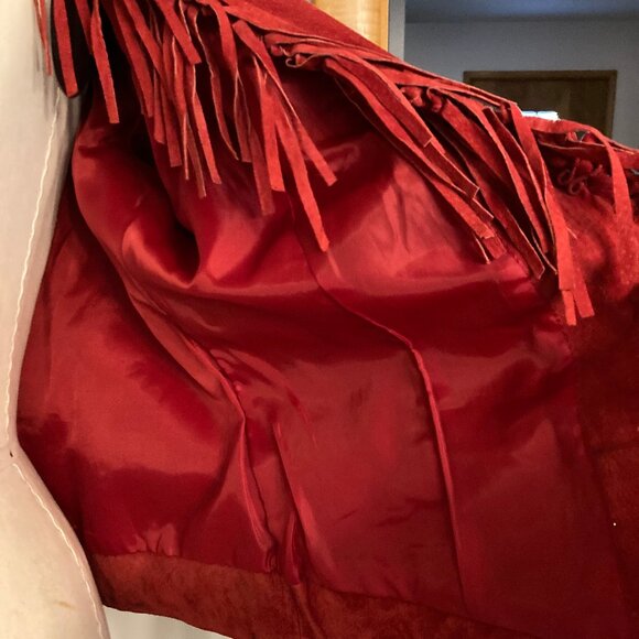 Dialogue Fringe Leather Jacket - Picture 6 of 14